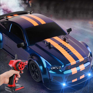RC Drift Car Điều khiển từ xa 2.4Ghz 4 bánh lái xe đa hướng Chiếu sáng phía trước Racing Toy【Kids Fitness】