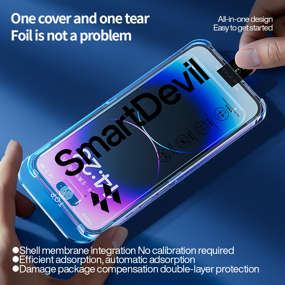 SmartDevil Kính Cường Lực HD Bảo Vệ Toàn Màn Hình Cho iPhone 14 / iPhone 13 / iPhone 12