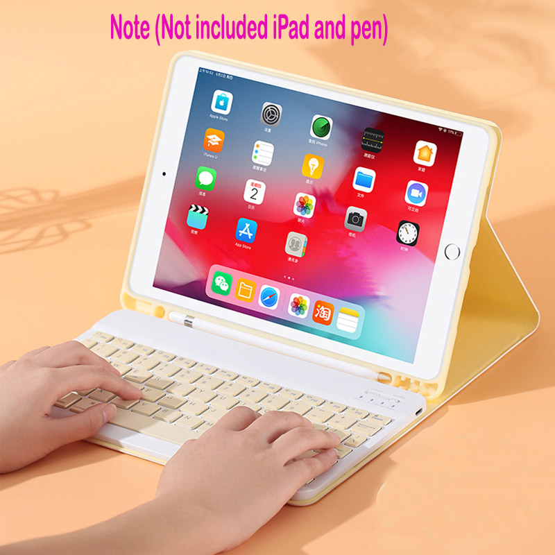 Ốp Máy Tính Bảng Có Bàn Phím Bluetooth Cho iPad gen 5 6 7 8 910 5th 6th 7th 8th 9th 10th gen Air 1 2 3 4 5 Pro 9.7 10.5 11 12.9 2020 2021 Mini 1 2 3 4 5 6