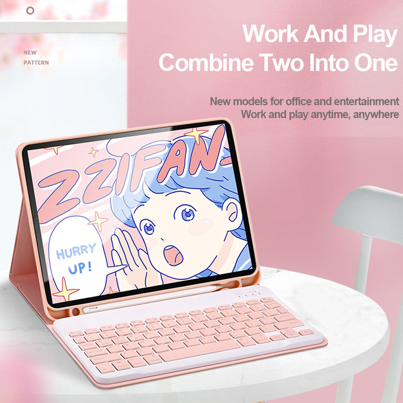 Ốp Máy Tính Bảng Có Bàn Phím Bluetooth Cho iPad gen 5 6 7 8 910 5th 6th 7th 8th 9th 10th gen Air 1 2 3 4 5 Pro 9.7 10.5 11 12.9 2020 2021 Mini 1 2 3 4 5 6