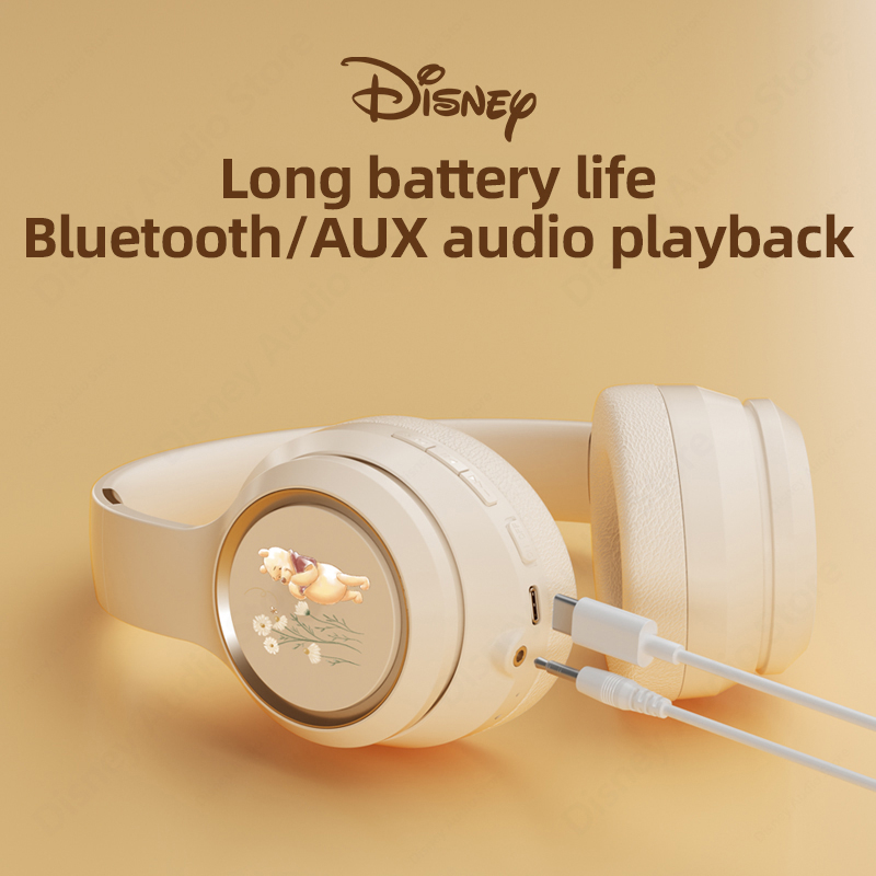 Tai Nghe Bluetooth 5.3 Không Dây Chống Tiếng Ồn Kèm Mic Hình Disney TH1