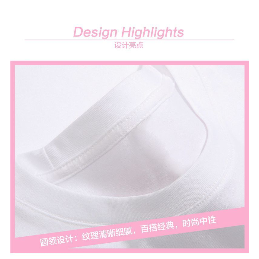 Bộ 2 Áo Thun Tay Ngắn In Hình Kuromi Cinnamoroll Melody Dễ Thương Thời Trang Mùa Hè Cho Bé