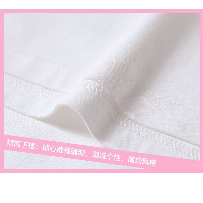 Bộ 2 Áo Thun Tay Ngắn In Hình Kuromi Cinnamoroll Melody Dễ Thương Thời Trang Mùa Hè Cho Bé