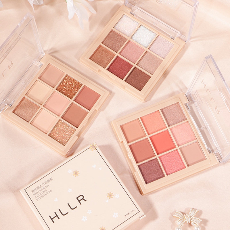 FEPO Bảng Phấn Mắt 9 Màu Sắc Tông Lì Chống Thấm Nước Lâu Trôi