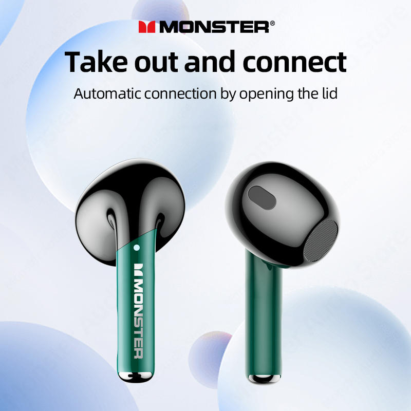 Tai Nghe Monster XKT16 Âm Thanh HIFI Stereo Sống Động Và Phụ Kiện Bluetooth 5.3