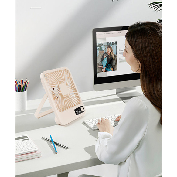 Quạt Sạc Usb Mini Để Bàn Yên Tĩnh