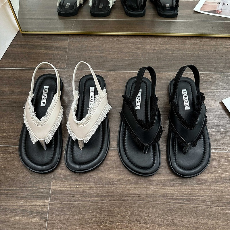 Giày Sandal Đế Mềm Mùa Hè 2023 Phong Cách Hàn Quốc Cổ Điển Cho Nữ