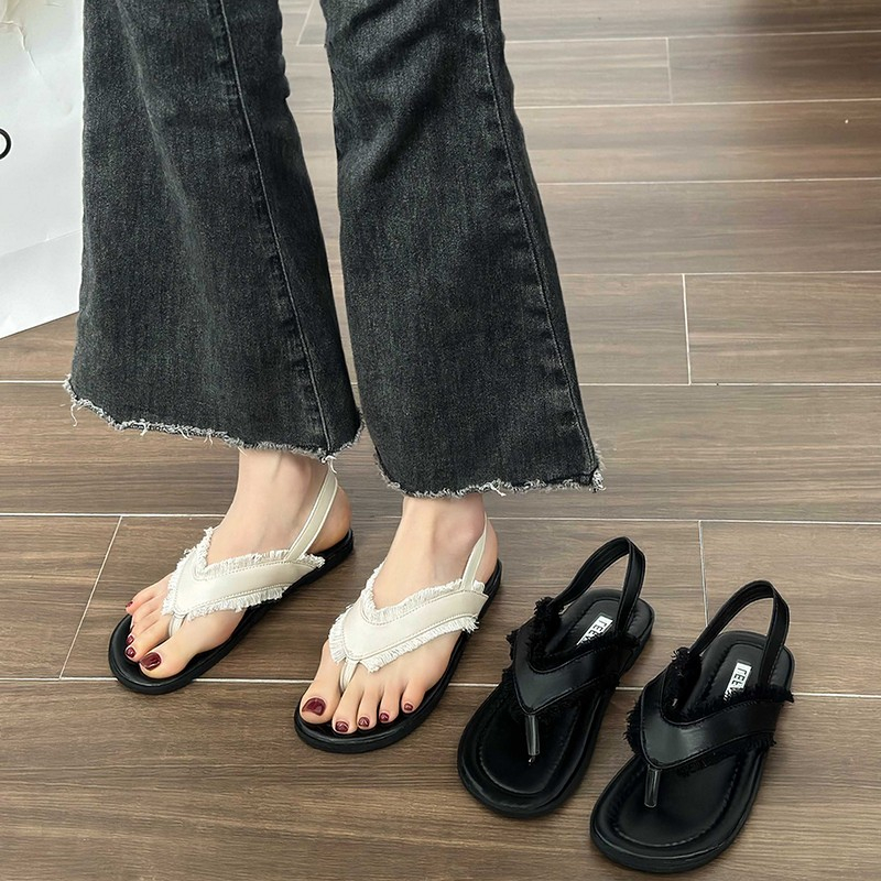 Giày Sandal Đế Mềm Mùa Hè 2023 Phong Cách Hàn Quốc Cổ Điển Cho Nữ