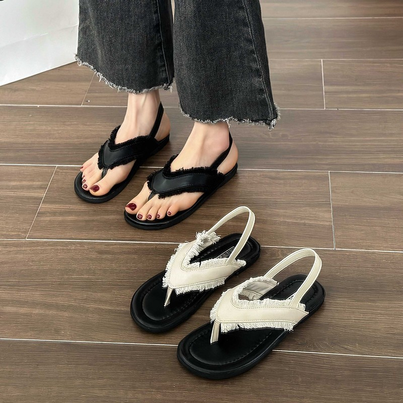 Giày Sandal Đế Mềm Mùa Hè 2023 Phong Cách Hàn Quốc Cổ Điển Cho Nữ