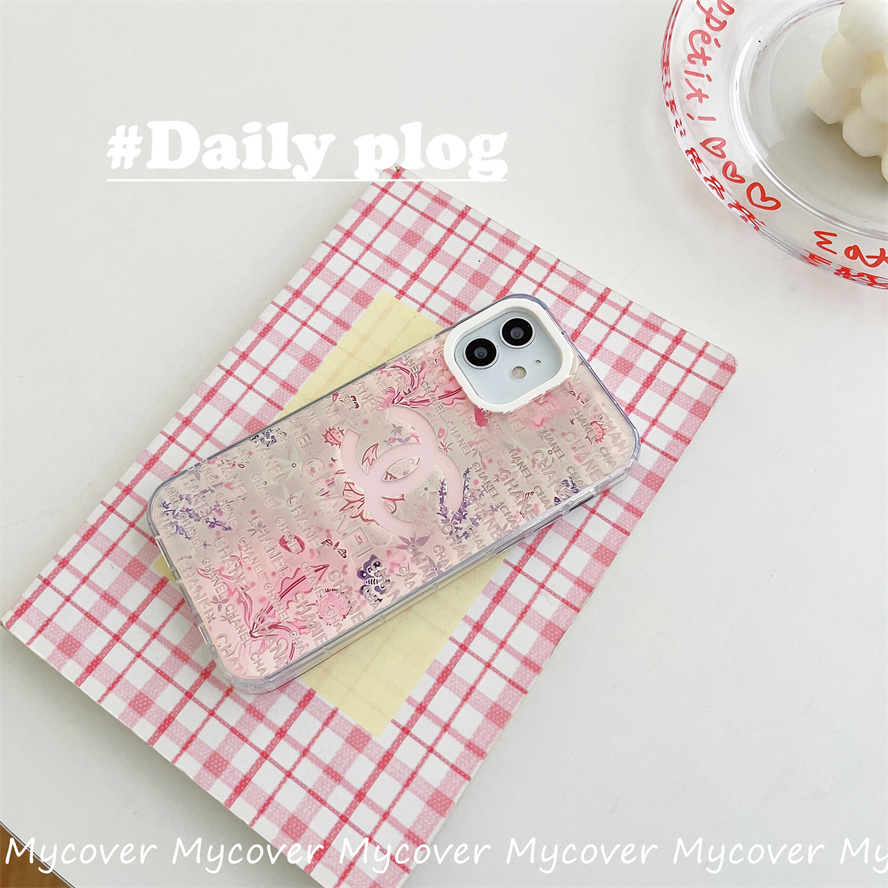 Ốp Điện Thoại Silicon Màu Gradient In Logo Sang Trọng Cho iPhone 11 13 12 14 Pro Max X XR Xs Max 6 7 8 Plus