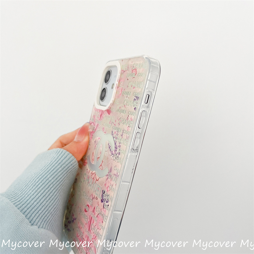 Ốp Điện Thoại Silicon Màu Gradient In Logo Sang Trọng Cho iPhone 11 13 12 14 Pro Max X XR Xs Max 6 7 8 Plus