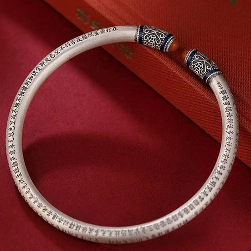 Rl-auspicious Ruyi Vòng Tay Đá Mã Não Sơn Màu Dễ Điều Chỉnh Cho Nam Và Nữ