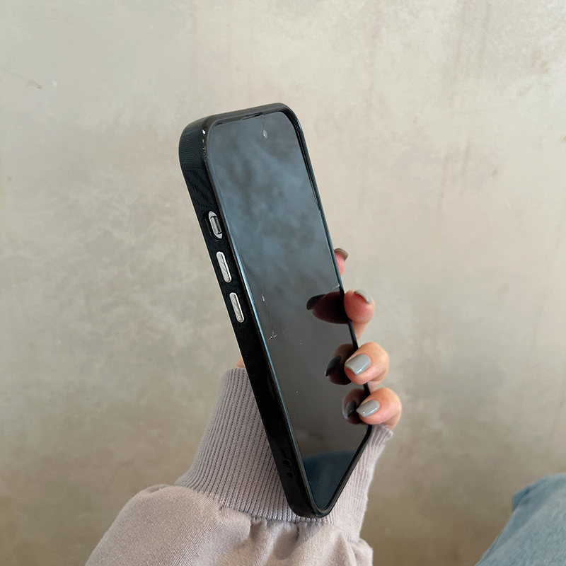 Ốp Điện Thoại Mặt Gương Dày Dặn Chống Sốc Hình Mặt Cười May Mắn Cho iphone 14 13 11 12 pro max apple 13