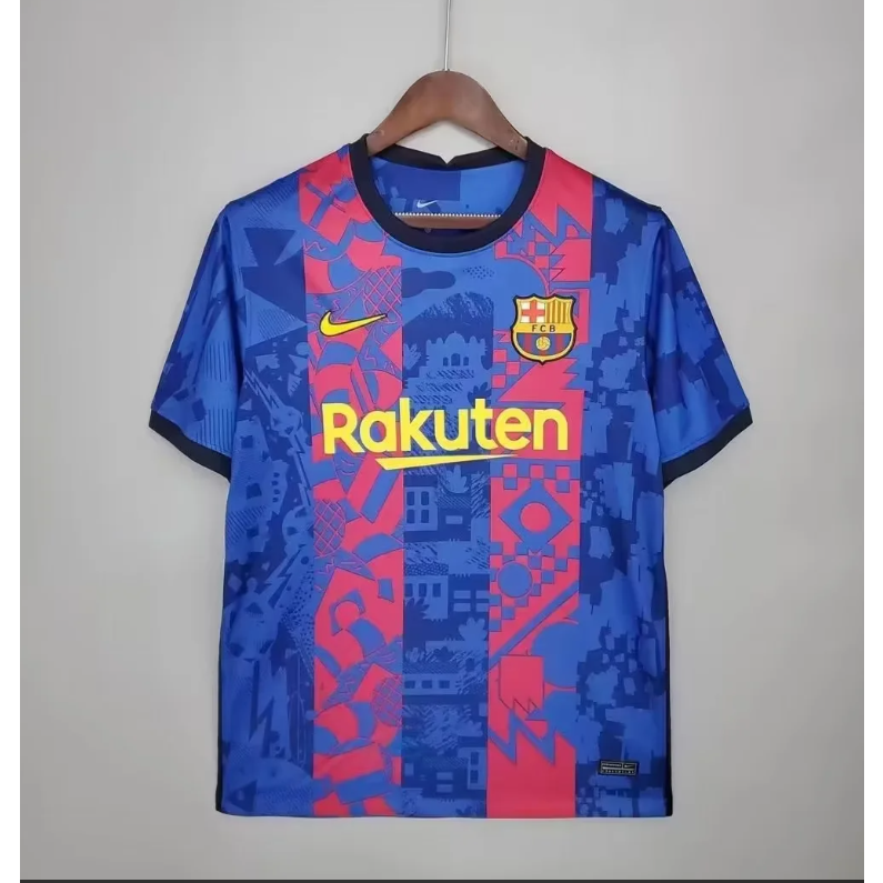 Áo Thun Đá Banh Câu Lạc Bộ Barcelona Mẫu 2020 2021 2022 S-4XL