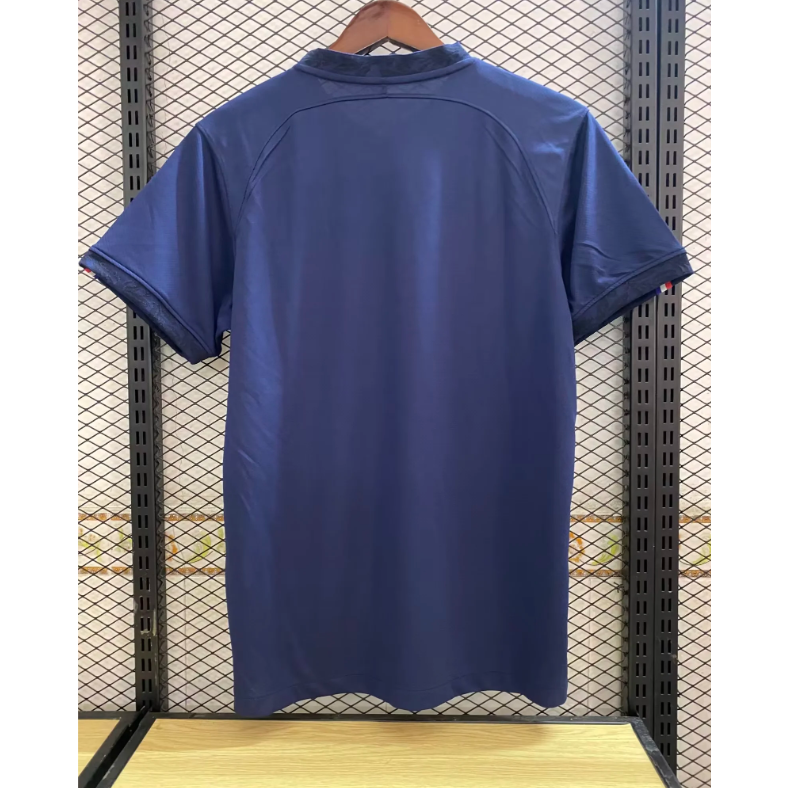 Áo Bóng Đá Màu Xanh Dương Đậm Phong Cách Pháp Size 22-23 Cho Nam