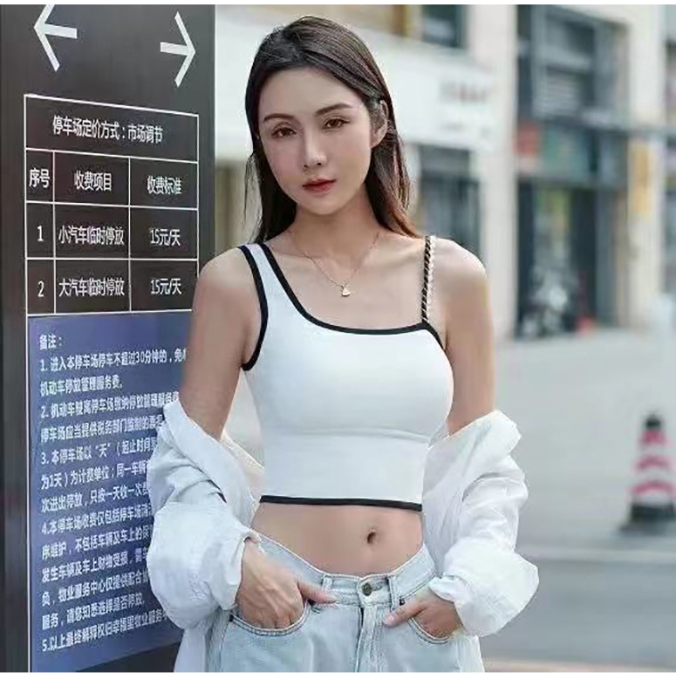 Áo Hai Dây Dáng Ngắn Hở Lưng Thời Trang Mùa Hè Quyến Rũ Cho Nữ