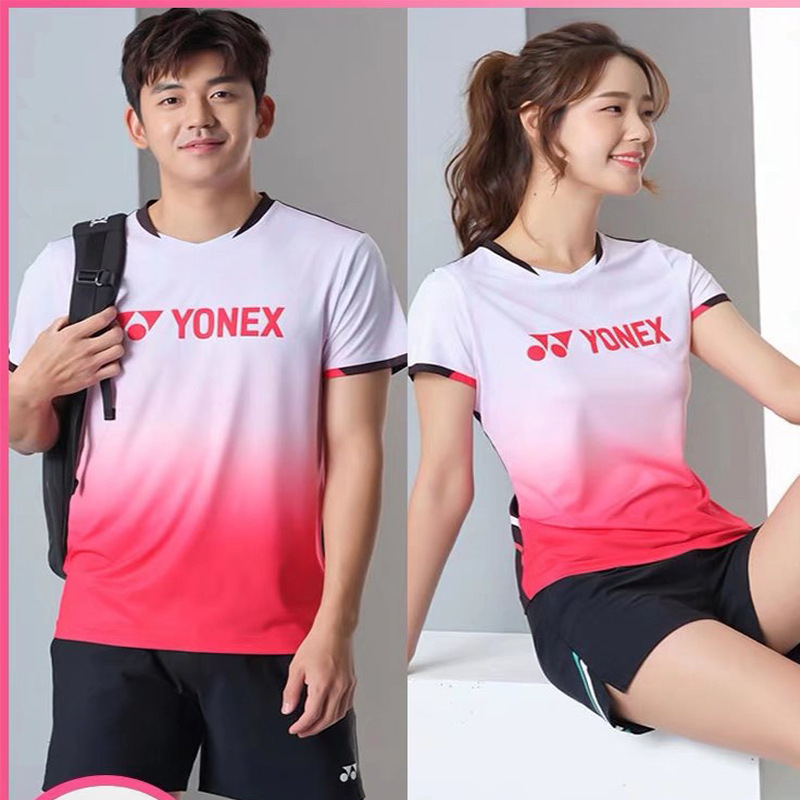 Bộ Đồ Thể Thao Đánh Cầu Lông Tay Ngắn Mau Khô Jersey Bóng Chuyền Jersey Mới Cho Nam Và Nữ