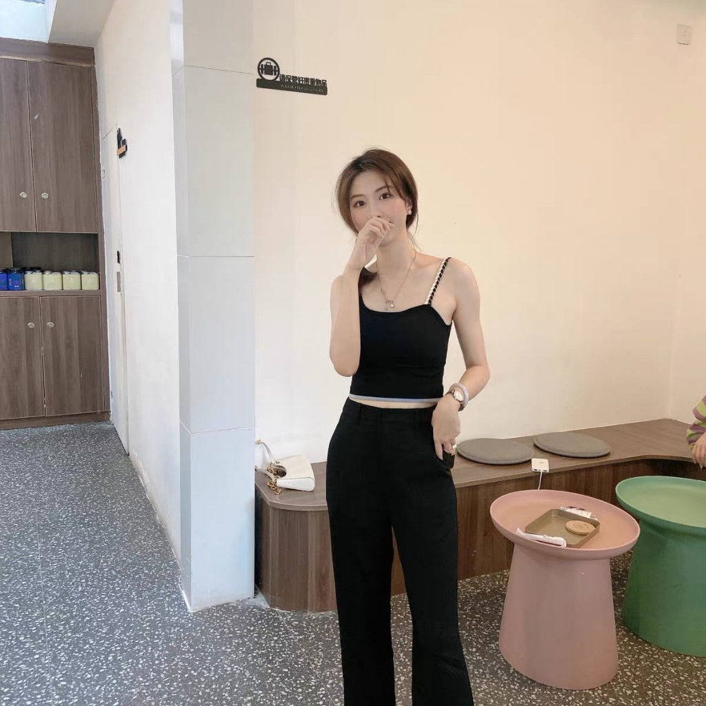 Áo Hai Dây Dáng Ngắn Hở Lưng Thời Trang Mùa Hè Quyến Rũ Cho Nữ