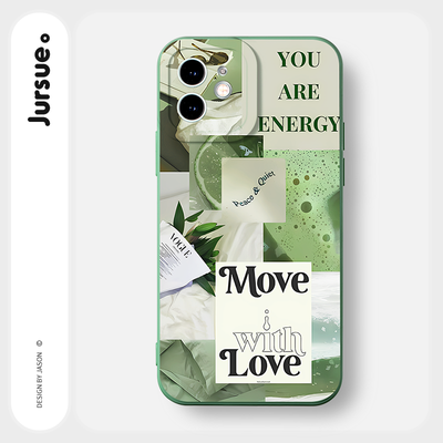 Ốp lưng JURSUE mềm chống bẩn hình độc lạ dễ thương đẹp Cho iPhone 16 15 14 13 12 11 Pro Max SE 2020 X XR XS ip 8 7 Plus Y3476