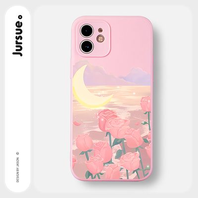 Ốp lưng JURSUE mềm chống sốc hình dễ thương đẹp độc lạ Cho iPhone 15 14 13 12 11 Pro Max SE 2020 X XR XS 8 7 ip 6S 6 Plus Y3468