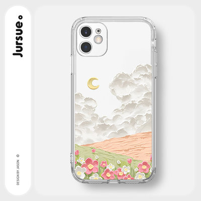 Ốp lưng JURSUE mềm chống sốc hình dễ thương đẹp độc lạ Cho iPhone 17 16 15 14 13 12 11 Pro Max SE 2020 X XR XS ip 8 7 Y3474