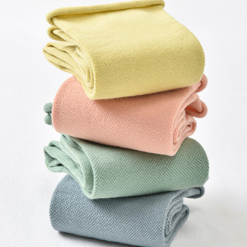 Vớ Cotton Cổ Cao Thoáng Khí Đơn Giản Thời Trang Mùa Hè Hàng Mới Dành Cho Bạn Nữ