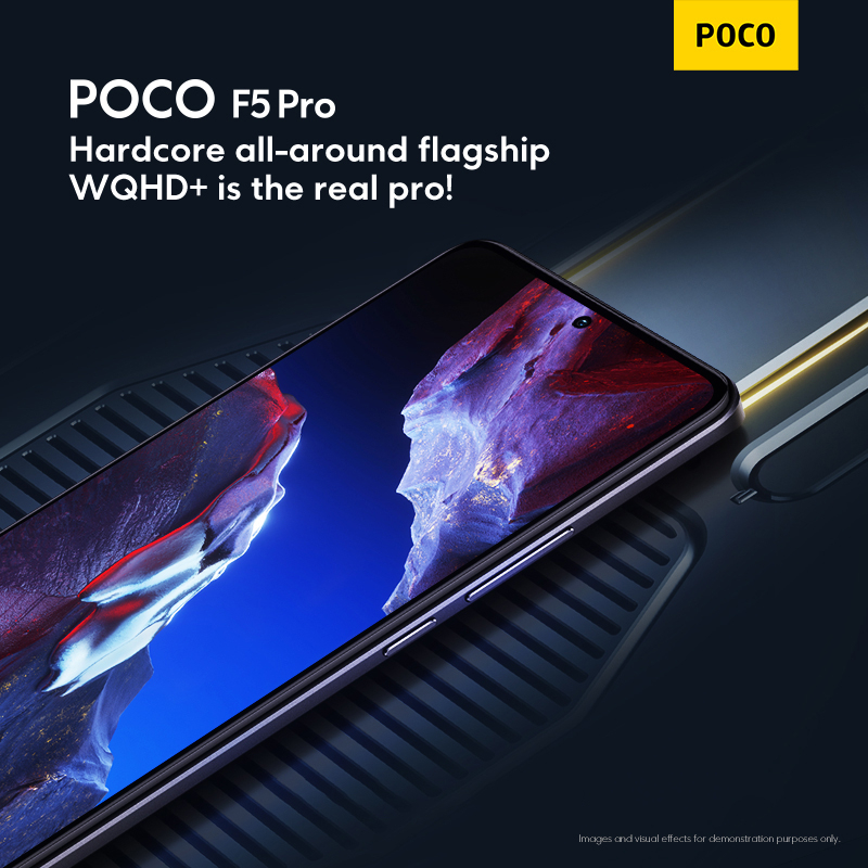 Thẻ Nhớ 256GB / 512GB Snapdragon POCO F5 Pro 5G Bản Quốc Tế 256GB® Máy Ảnh Chấm Bi 8 + Gen 1 6.67 "Whd + 120Hz AMOLED 64MP