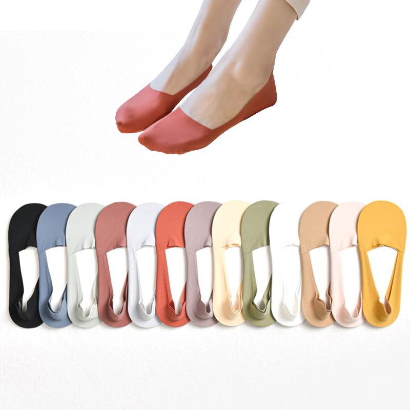 Vớ Thuyền Cotton Chống Trượt Thiết Kế Đơn Giản Thời Trang Mùa Hè Mới Cho Nữ