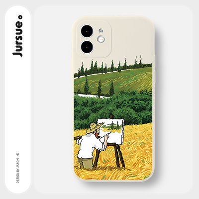Ốp lưng JURSUE mềm chống sốc hình độc lạ dễ thương đẹp Cho iPhone 17 16 15 14 13 12 11 Pro Max SE 2020 X XR XS ip 8 7 Plus Y3467