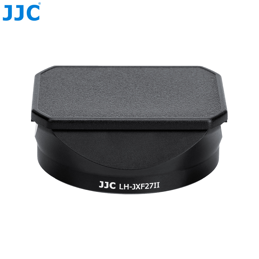 JJC LH-JXF27II Loa Che Nắng Kim Loại Hình Vuông Cho Ống Kính Fujinon XF 27mm f/2.8 R WR và Ống Kính Fujinon XF 27mm F2.8, Thay Thế LH-XF27 Cho Máy Ảnh Fujifilm XT5 XT4 XT30 II XS10 XH2S XE4
