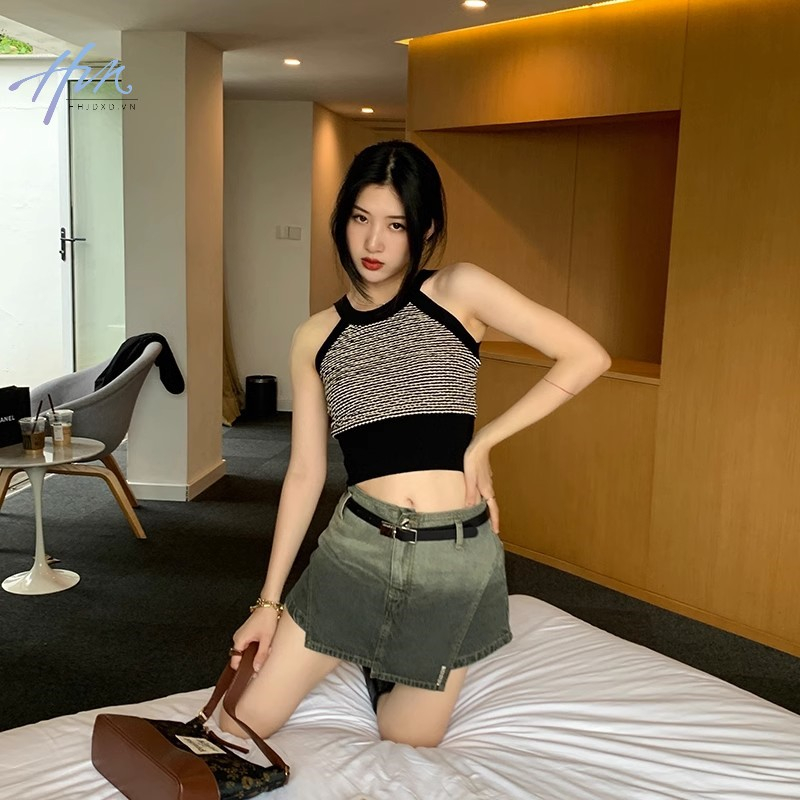 Chân Váy Denim Thiết Kế Mới Thời Trang Mùa Hè 2023 Dành Cho Nữ