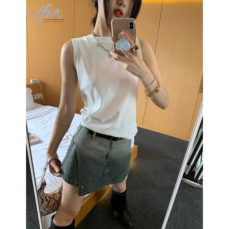 Chân Váy Denim Thiết Kế Mới Thời Trang Mùa Hè 2023 Dành Cho Nữ