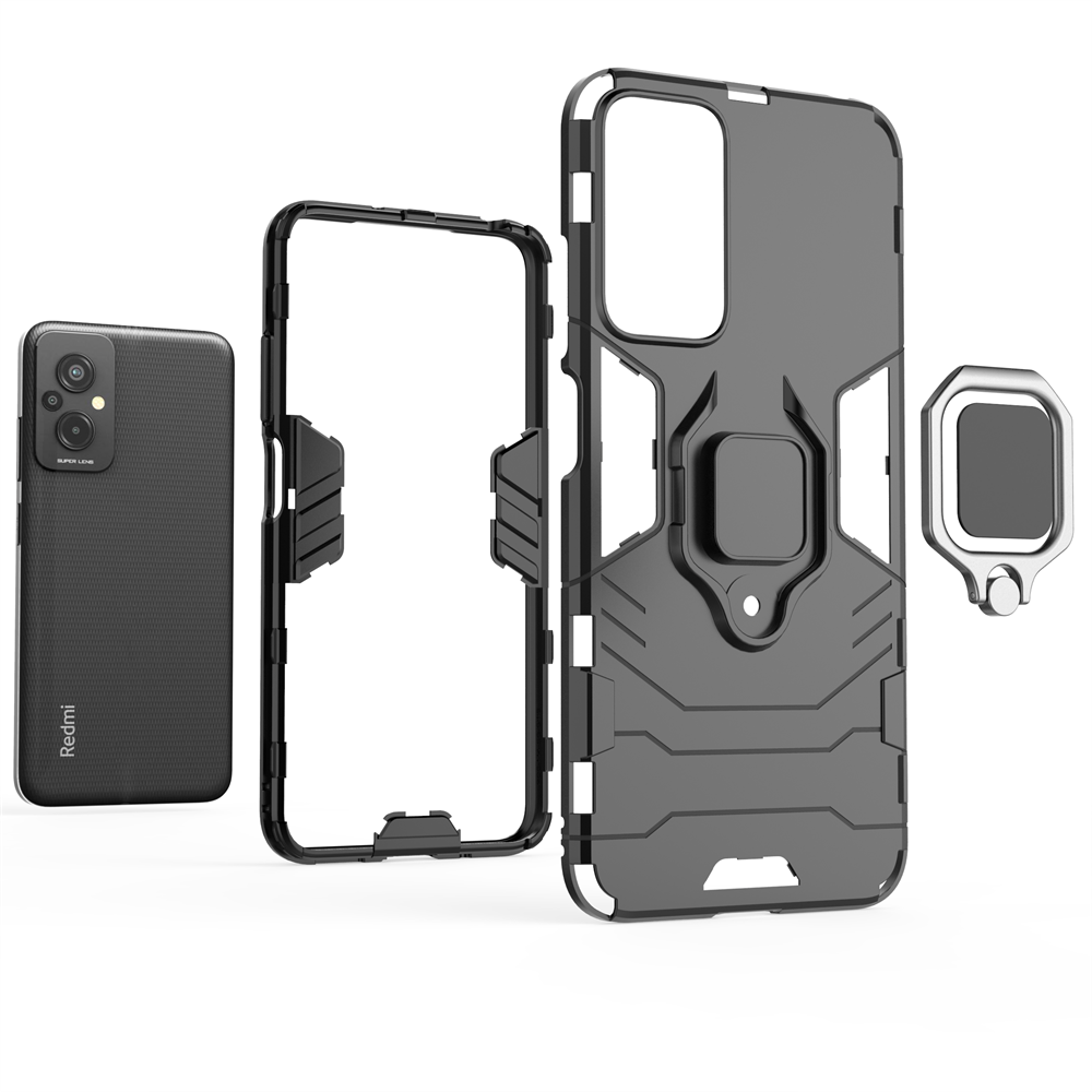 ốp lưng Giá đỡ tích hợp Vỏ bọc tương thích Cho XIAOMI Redmi 12C 11A 10A 9A 8A 7A 11 10 9 Prime 10C 10X 9C 9i 9T Power 8 PRO Ốp từ tính cứng Case