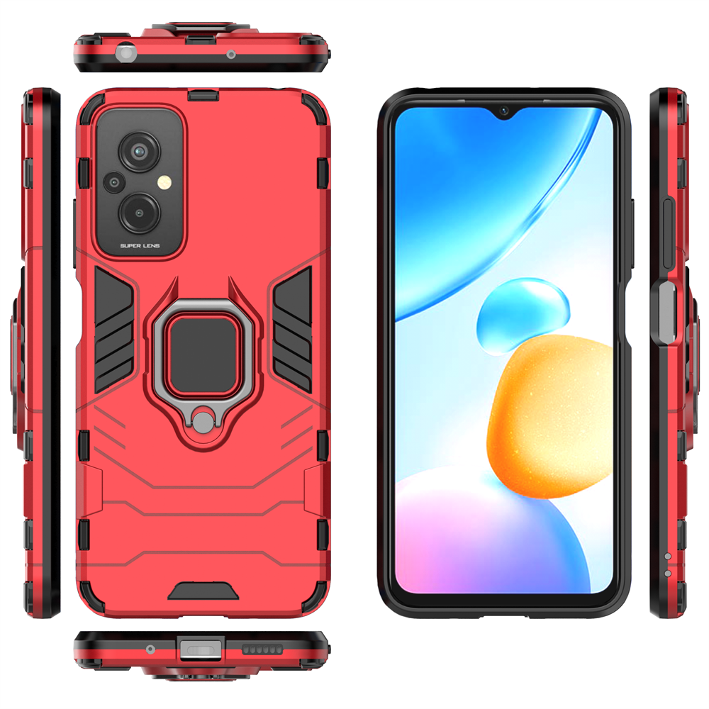 ốp lưng Giá đỡ tích hợp Vỏ bọc tương thích Cho XIAOMI Redmi 12C 11A 10A 9A 8A 7A 11 10 9 Prime 10C 10X 9C 9i 9T Power 8 PRO Ốp từ tính cứng Case