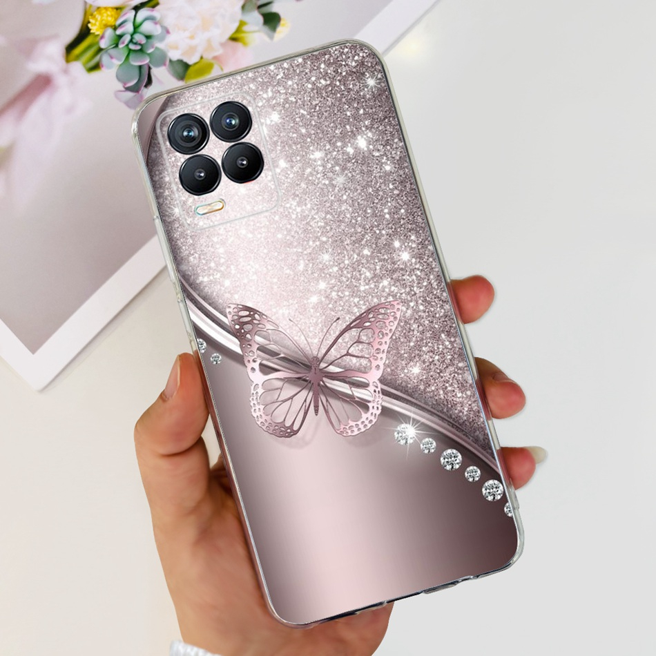 Ốp Điện Thoại TPU Silicon Mềm Hình Khủng Long / Mèo Cho Realme 8 Pro 8Pro 4G RMX3085 RMX3081 Realme8 5G RMX3241