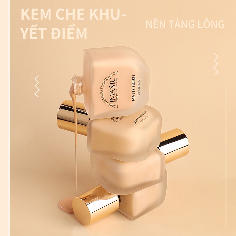 Kem Nền IMAGIC Dạng Lỏng Chống Thấm Nước Và Mồ Hôi Lâu Trôi 30ml