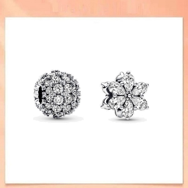 Mặt Dây Chuyền Bạc 925 Hình Tròn Khắc Chữ Mother & Mother Charms