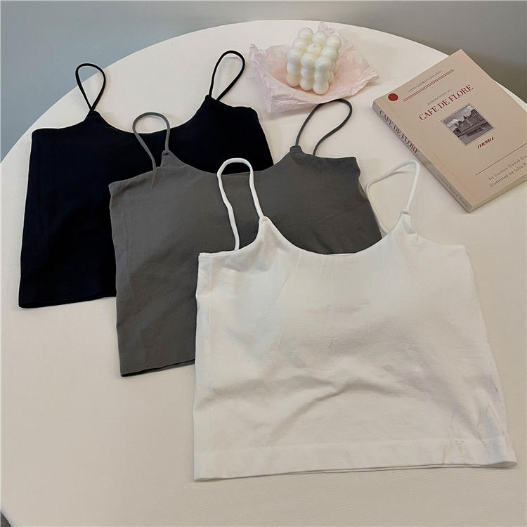 QADCOL Áo Lót Dây Chéo Lưng Có Mút Đệm Quyến Rũ Dành Cho Nữ áo yếm cột dây