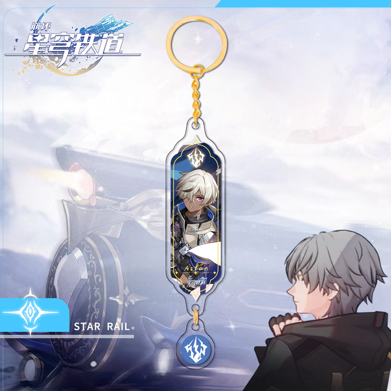 Móc Khóa Acrylic Dài Hình Nhân Vật Trong Game Honkai: Star Rail jingliu yanqing