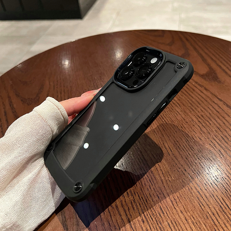 Ốp Điện Thoại Cứng Chống Sốc Trong Suốt Cho iPhone 14 13 12 11 Pro Max Plus XS XR X