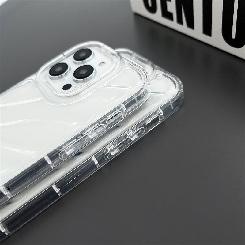 Ốp Điện Thoại Trong Suốt Chống Sốc Màu Trơn Cho iPhone 14 13 11 12 pro max xr xs se2 i7 8plus