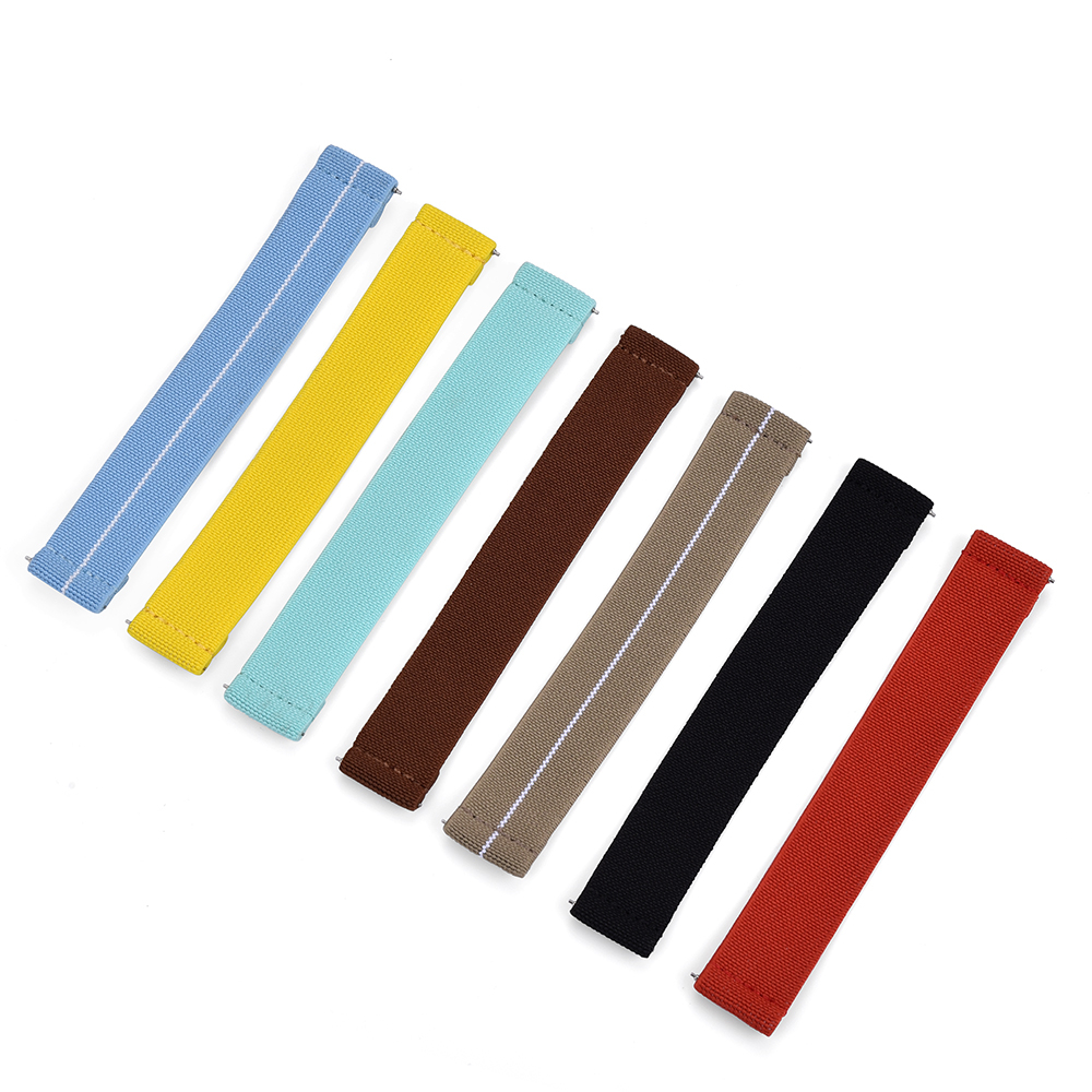 Dây Đeo Đồng Hồ Nylon Co Giãn Kiểu Quân Đội Pháp 18mm 19mm 20mm 21mm 22mm 60 's