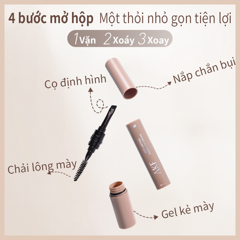 Gel kẻ mày AKF lâu trôi chống nước cao cấp 1.2g