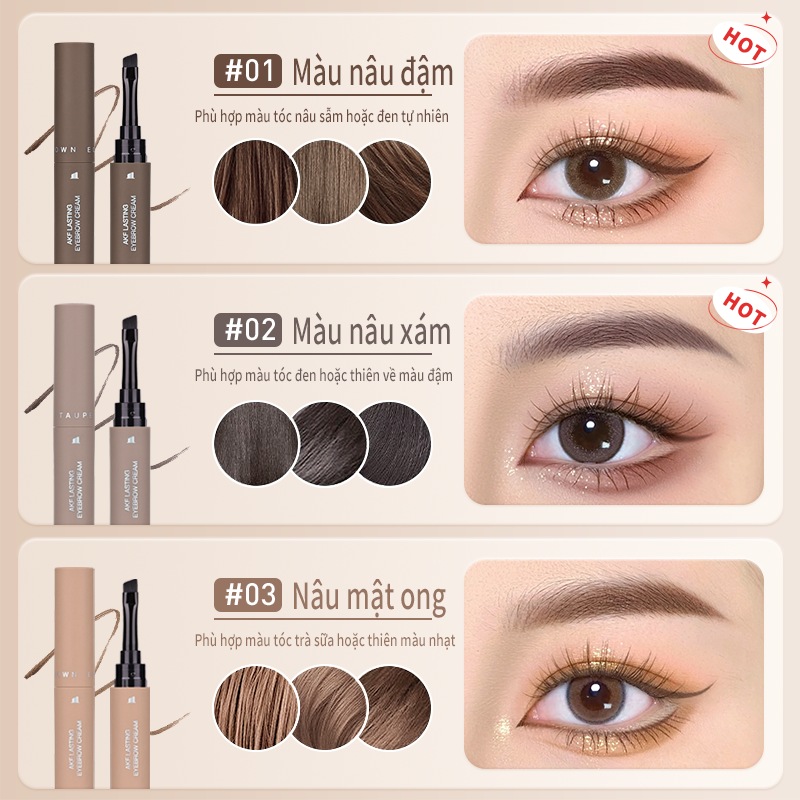 Gel kẻ mày AKF lâu trôi chống nước cao cấp 1.2g