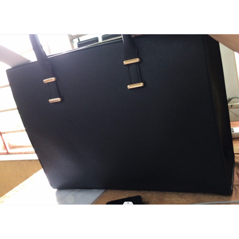 Túi xách đeo vai đựng laptop 13 inch/ 14 inch/ 15 inch/ 15.6 inch bằng da PU thời trang cho nữ