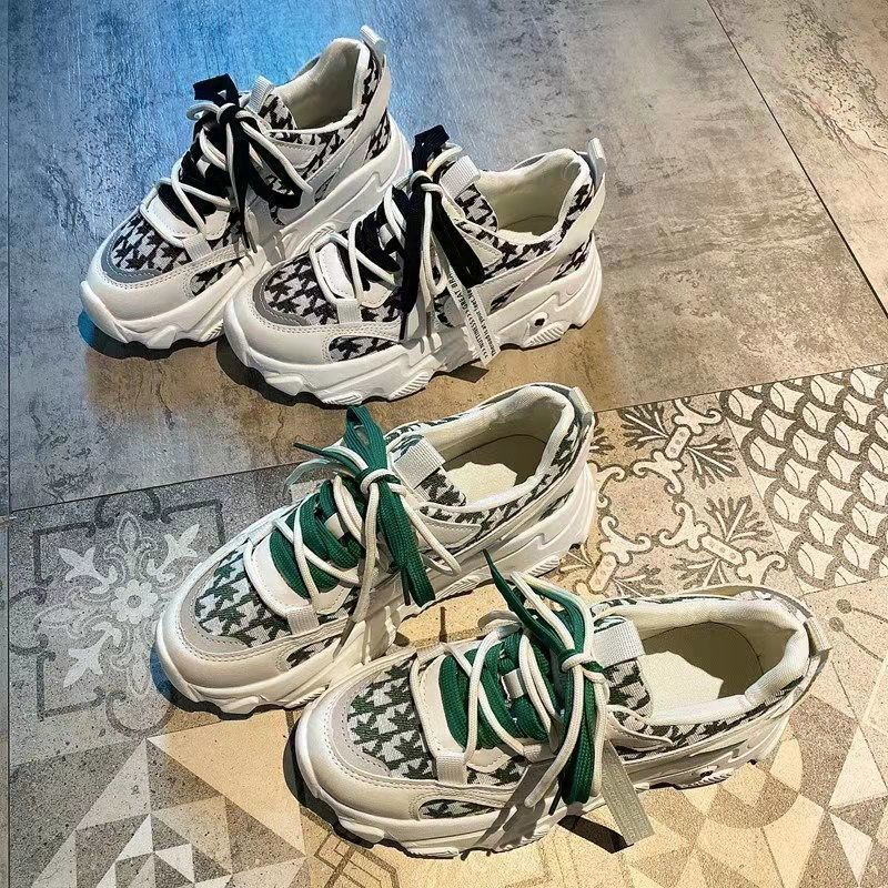 Giày thể thao đế cao tăng chiều cao thông thường giày n giày sneaker nữ AA6343