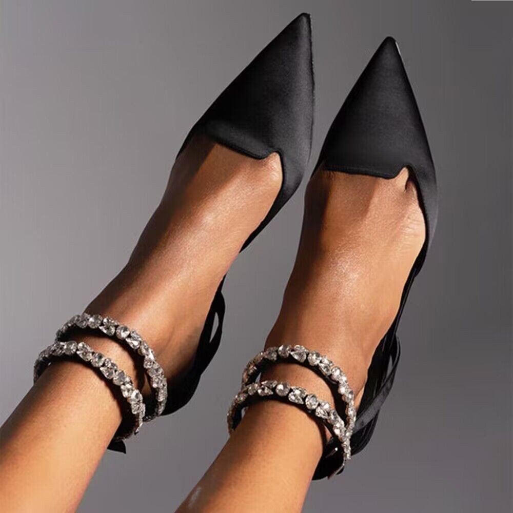 Giày Sandal Mũi Nhọn Thời Trang Dành Cho Nữ / Size 35-42