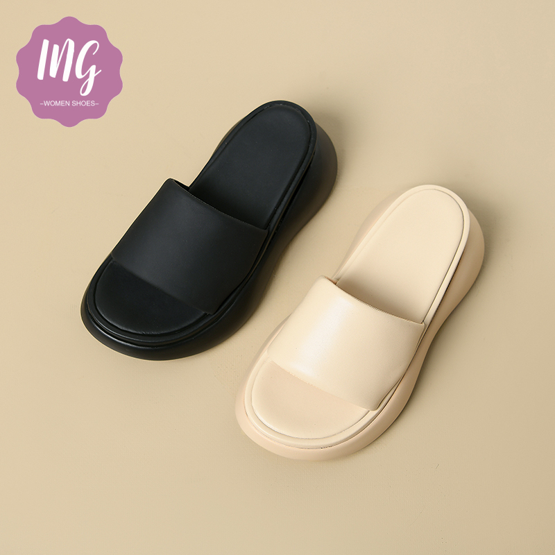 Dép Bánh Mì Đi Biển Đế Dày 6CM Cho Nữ