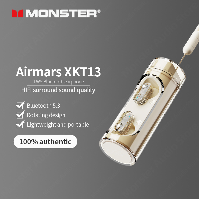 Tai nghe không dây Monster XKT13 Âm Thanh Sống Động Và Phụ Kiện