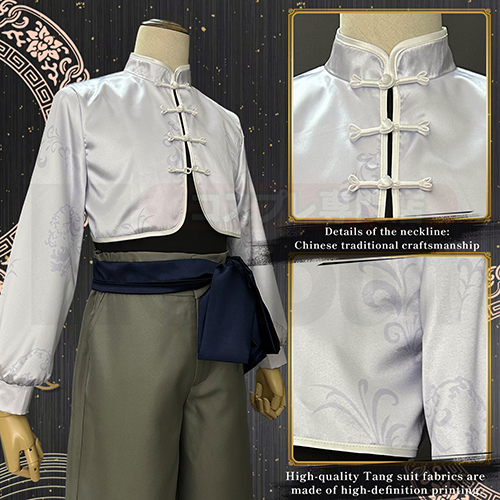 HOLOUN BLUE LOCK Cosplay REO Bộ Đồ Hóa Trang Nhân Vật Anime Kung Fu Tang Có Thể Điều Chỉnh Kích Cỡ